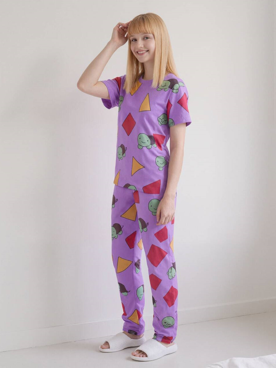 Daily Wear Purple Pajamas