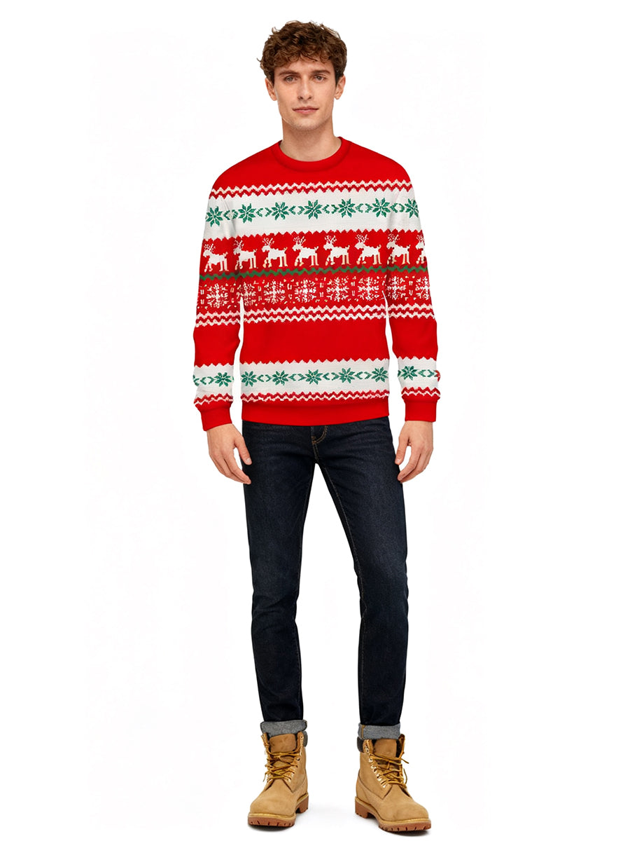 Men's Ugly Christmas Sweater Style Sweatshirt