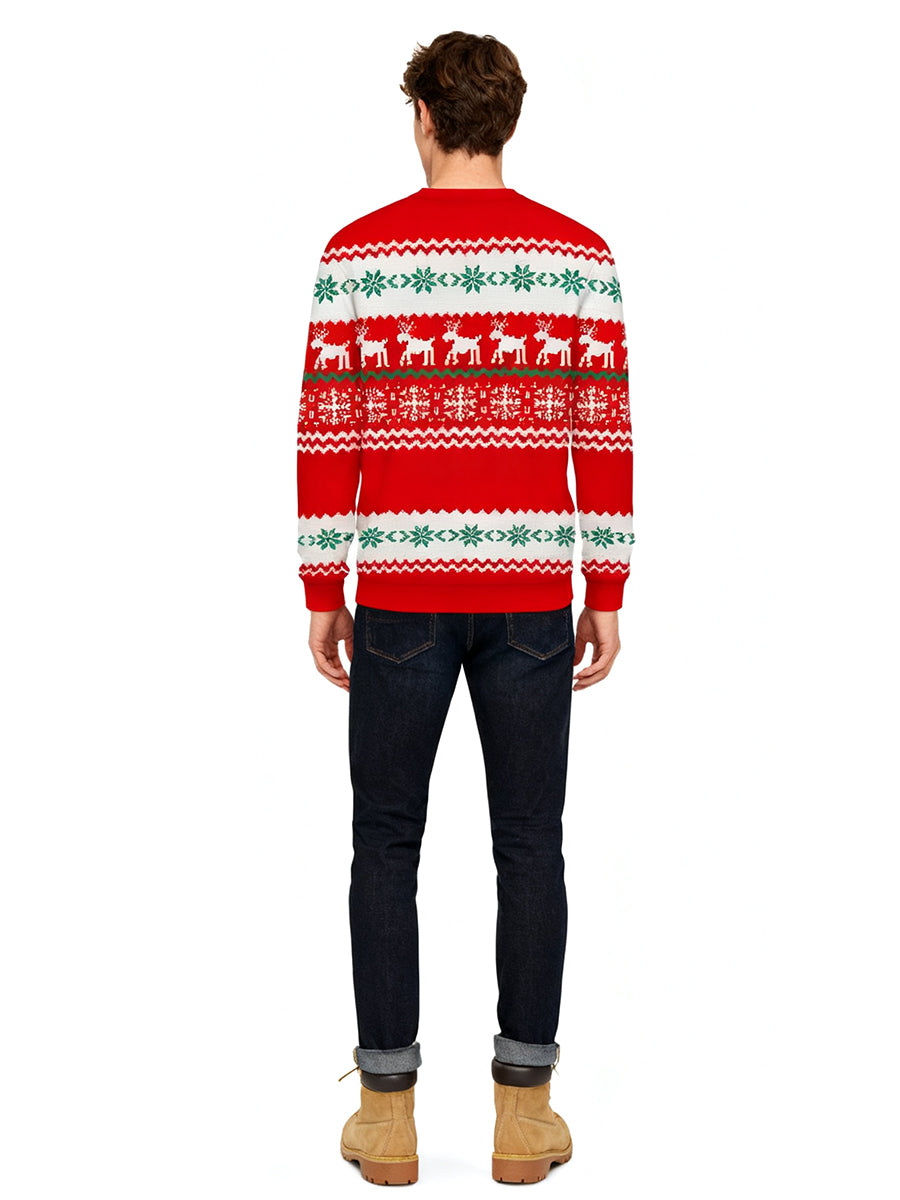 Men's Ugly Christmas Sweater Style Sweatshirt