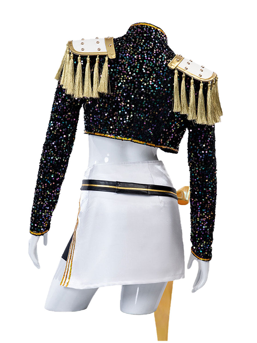 Gold Stage Sequins Outfit