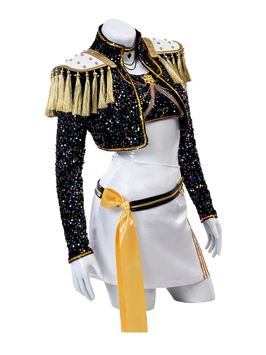 Gold Stage Sequins Outfit
