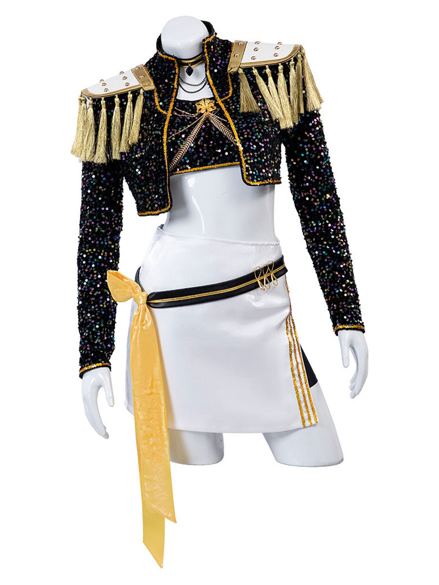 Gold Stage Sequins Outfit