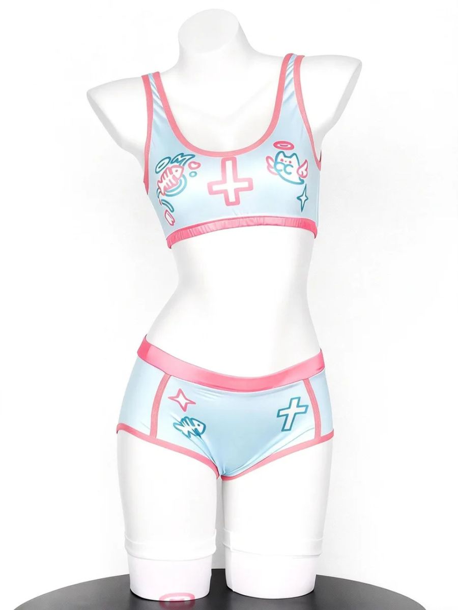 Angel Cat Cosplay Underwear Set