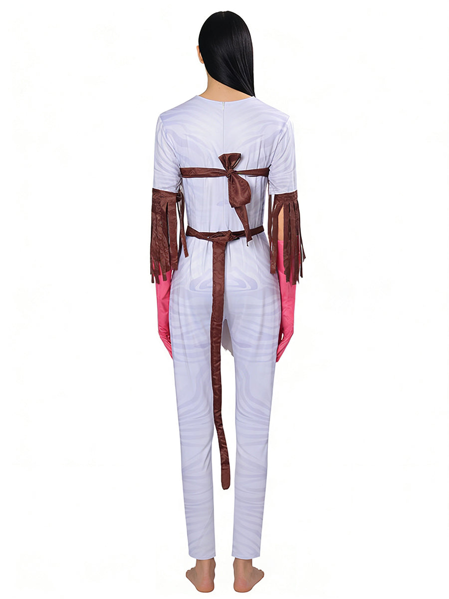 Fringed Tribal-Style Jumpsuit Costume
