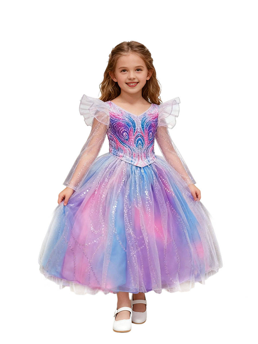 Magical Rainbow Tulle Fancy Dress