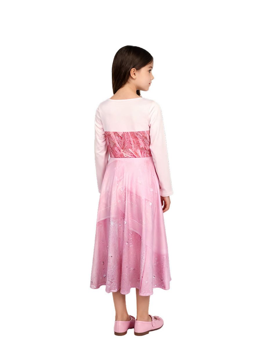 Girls Pink Witch Cosplay Dress