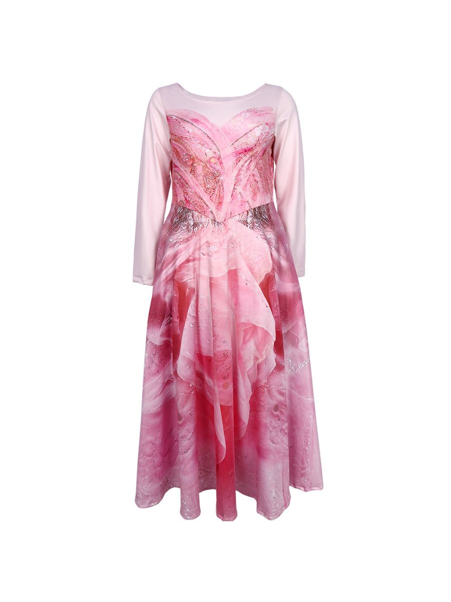Girls Pink Witch Cosplay Dress