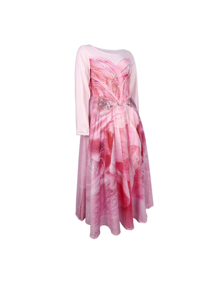 Girls Pink Witch Cosplay Dress