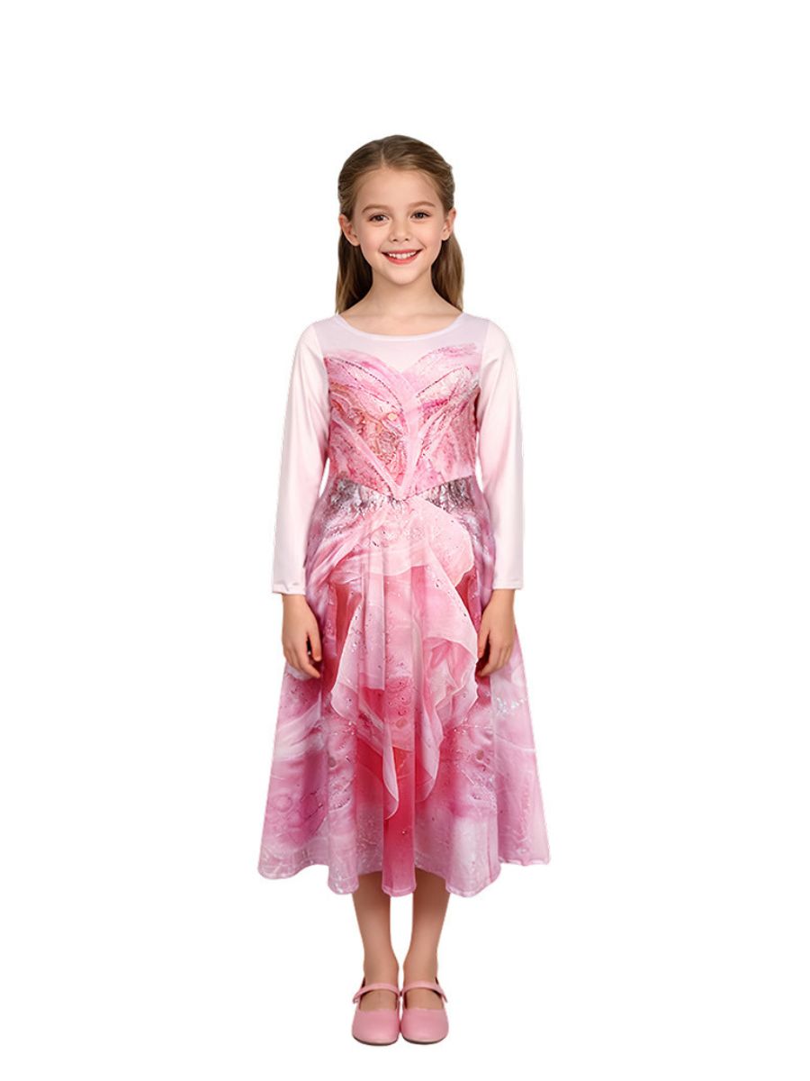 Girls Pink Witch Cosplay Dress
