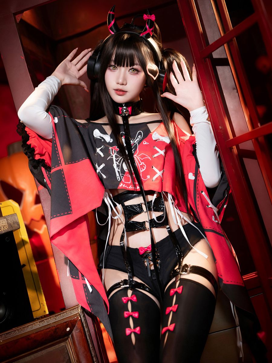 Punk Devil Bunny Cosplay Costume