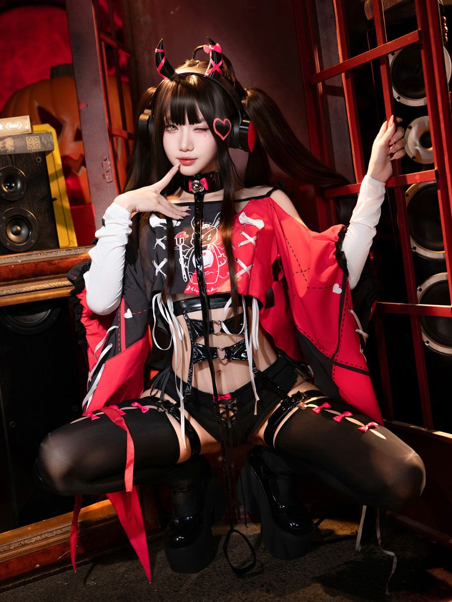 Punk Devil Bunny Cosplay Costume