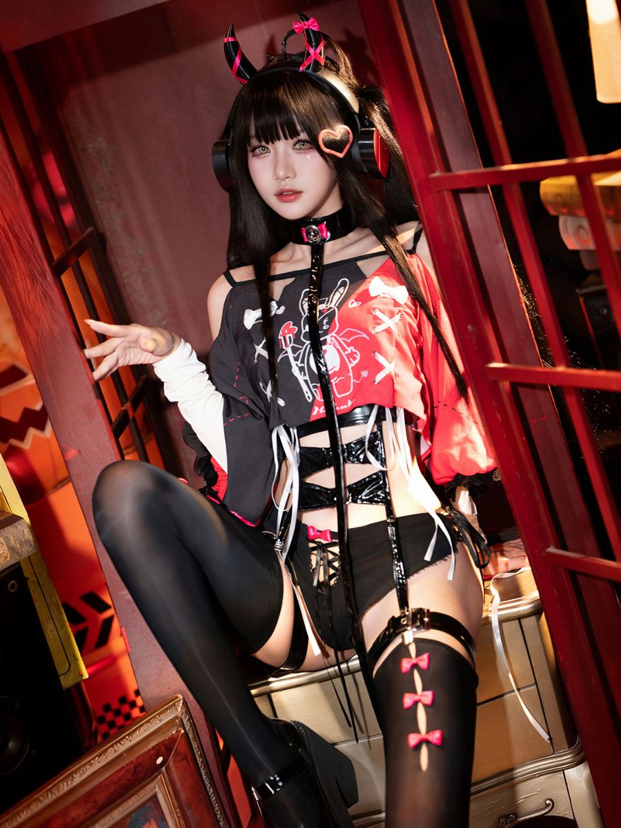 Punk Devil Bunny Cosplay Costume
