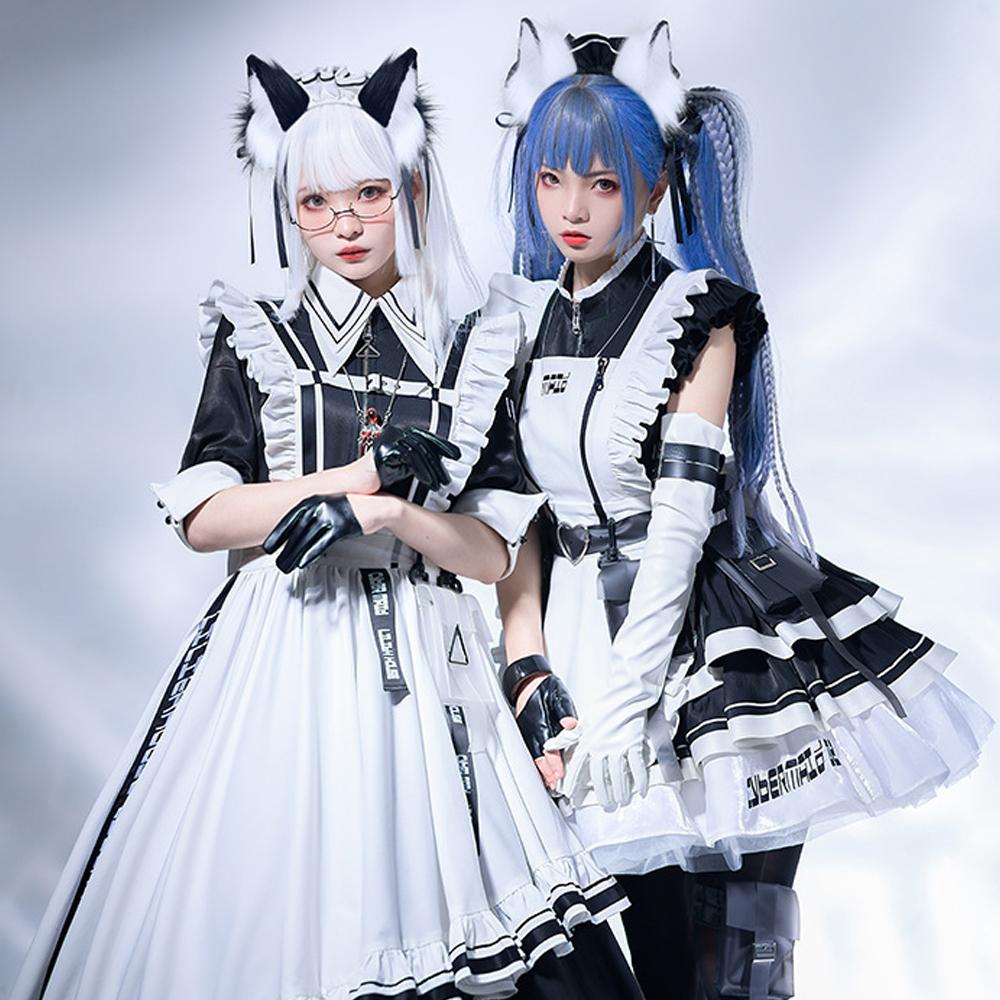 Fox Cat Ears Hair Headband Long Fur Animal Wolf Cosplay Party Headwear