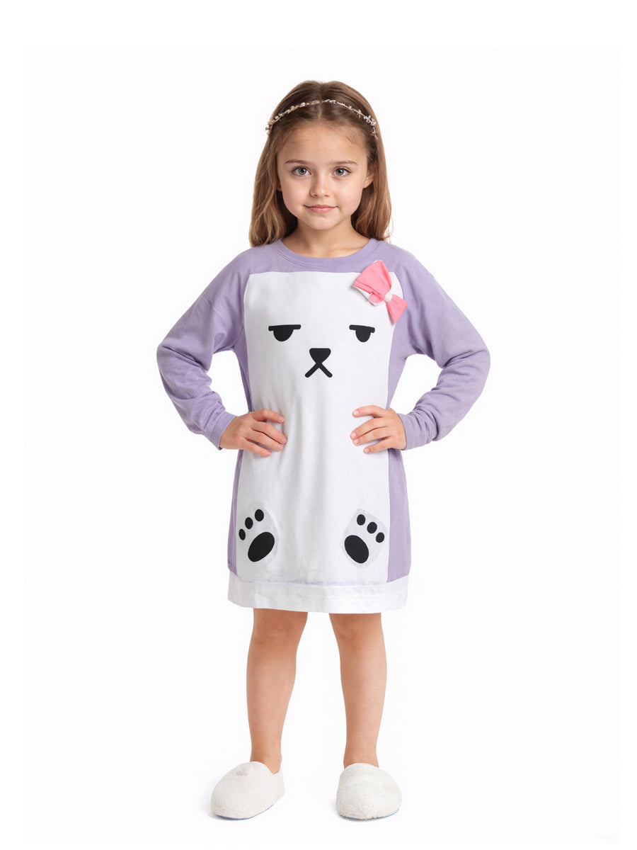 Kawaii Purple Bear Pajamas