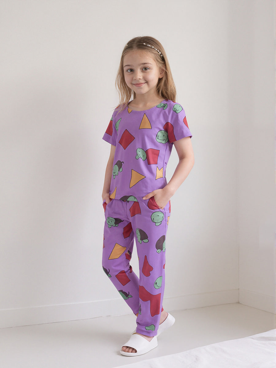Daily Wear Purple Pajamas
