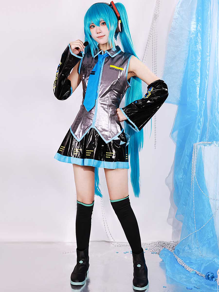 Anime Cosplay Black Ankle Boots