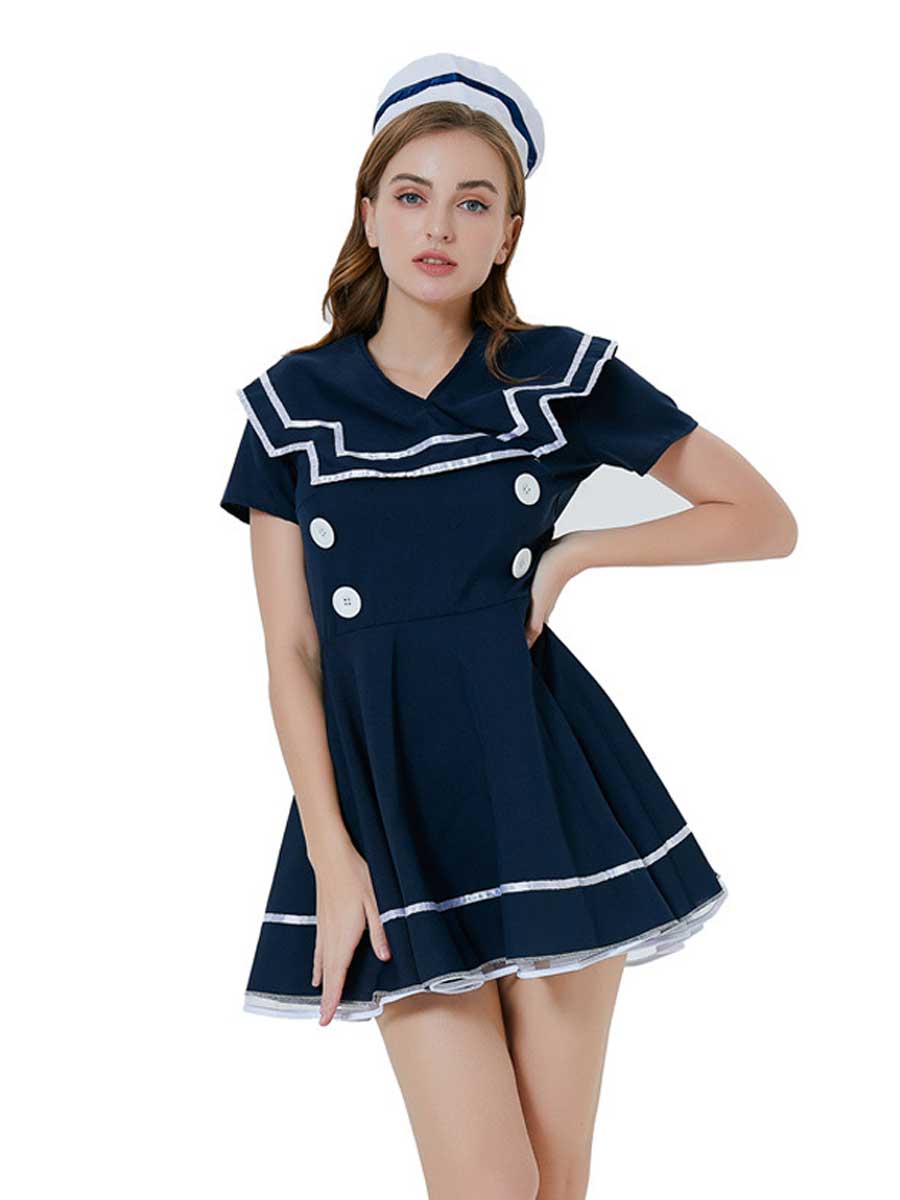 Ladies Navy Sailor Costume