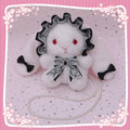 Plush Lolita Bunny Bag Crossbody Lace Bowkont Rabbit Handbag for Easter