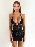 Sexy Studded Gothic Dress