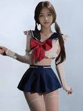 Anime Sailor Style Uniform Lingerie