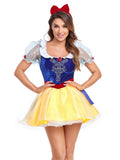 Velvet Princess Snow Mini Dress