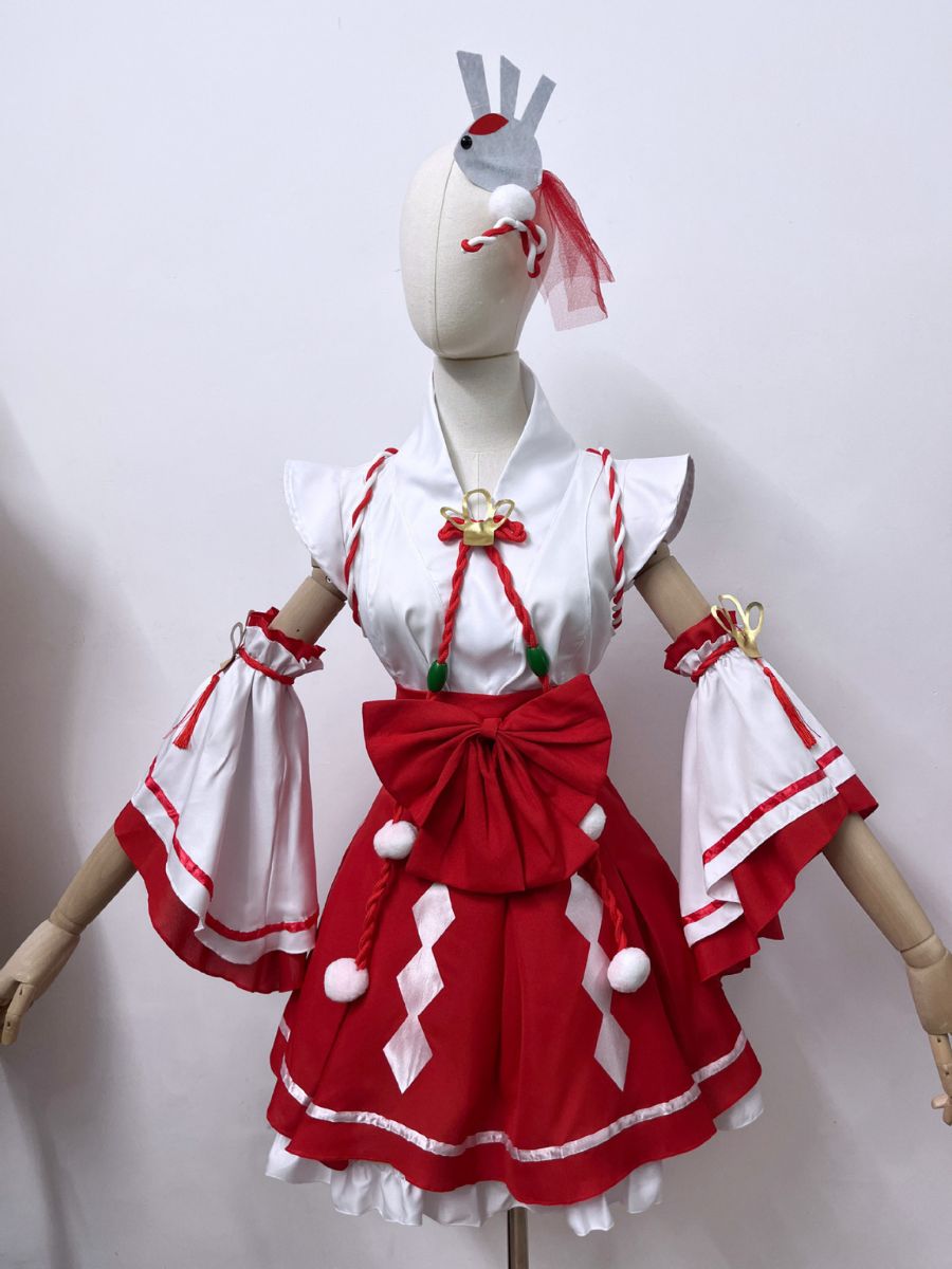 Anime Japanese Shrine Maiden Outfit