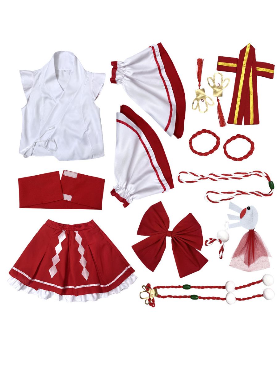 Anime Japanese Shrine Maiden Outfit