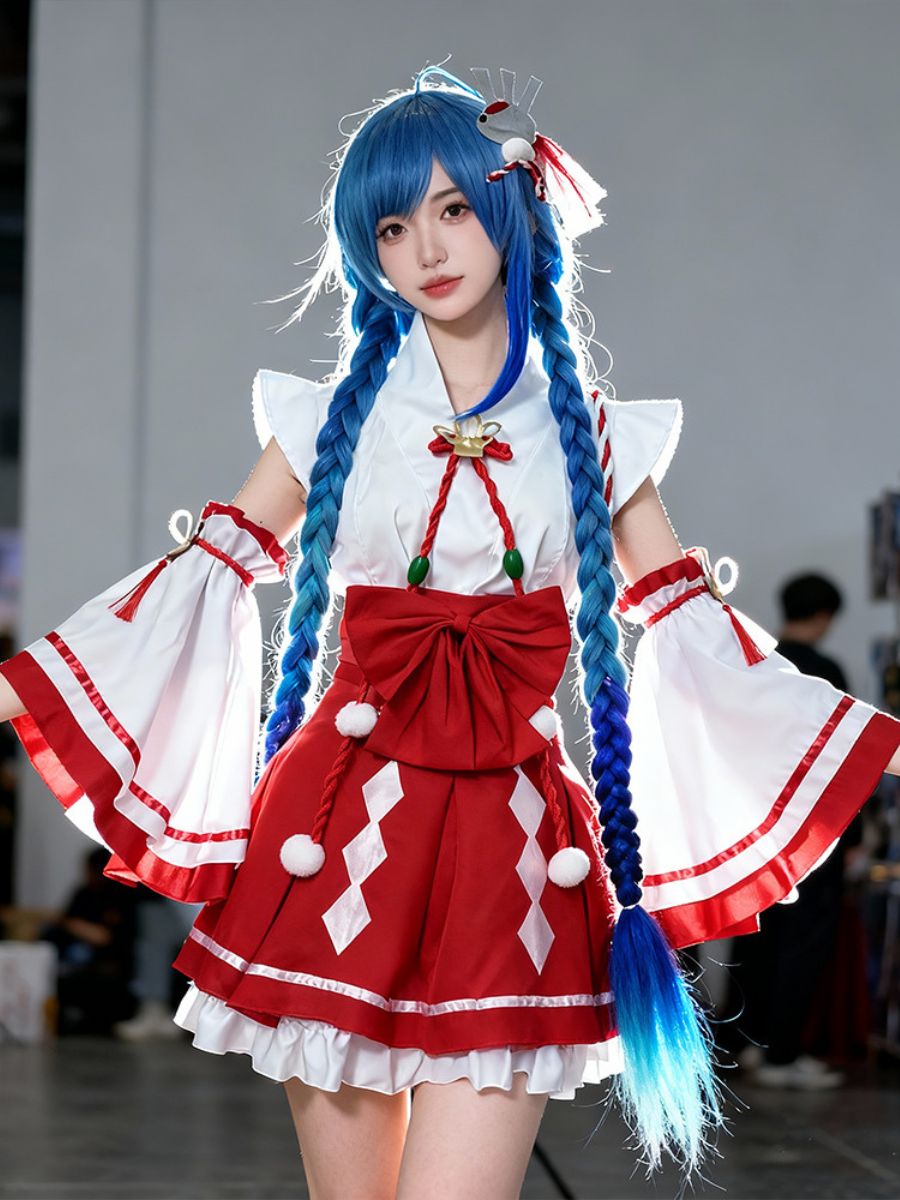 Anime Japanese Shrine Maiden Outfit
