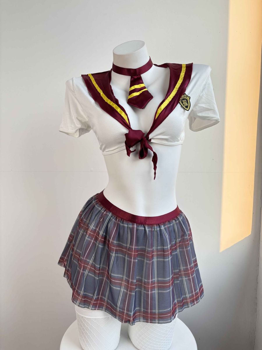 Plaid Magic School Uniform