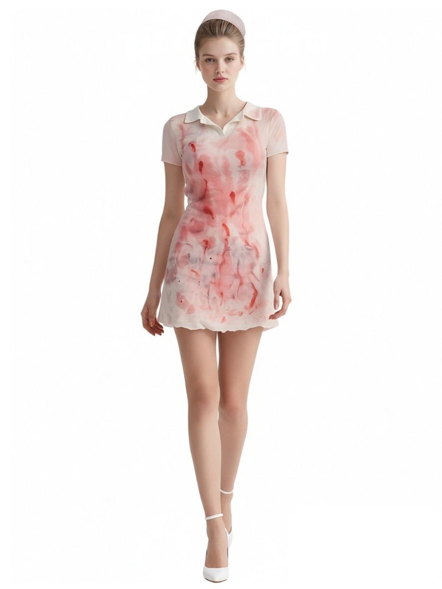 Bloody Nurse Bodycon Mini Dress