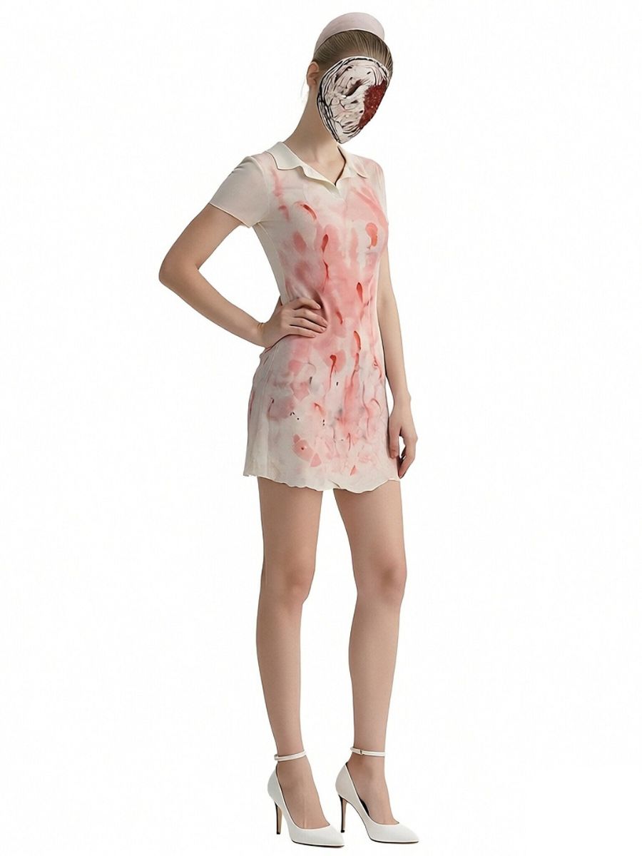 Bloody Nurse Bodycon Mini Dress
