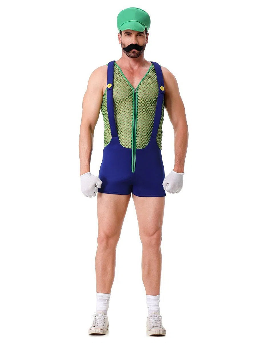 Men's Super Plumber Romper