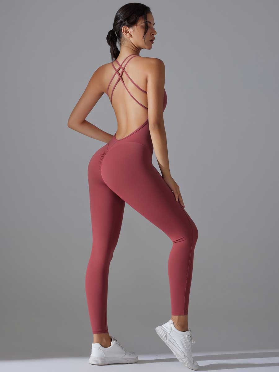 Yoga Workout Full Length Jumpsuit