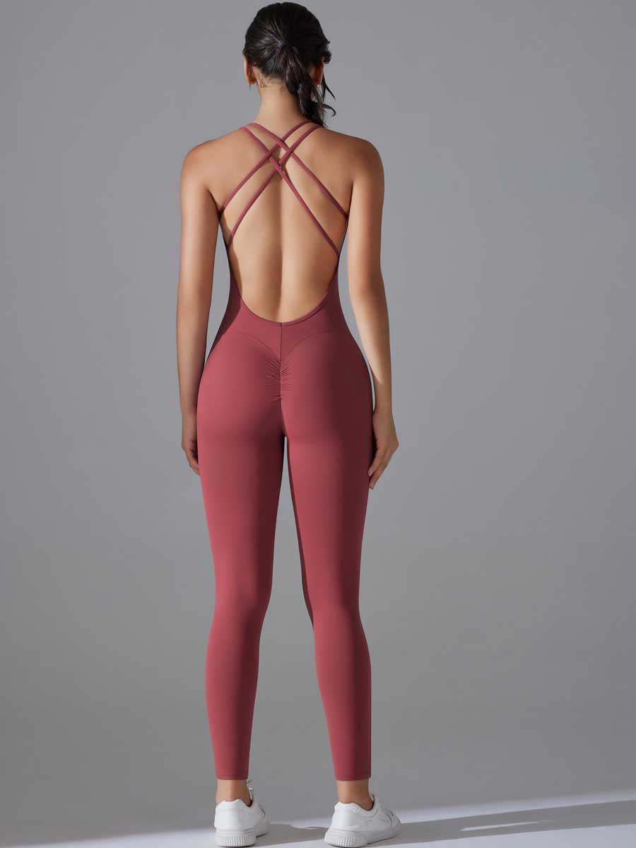 Yoga Workout Full Length Jumpsuit