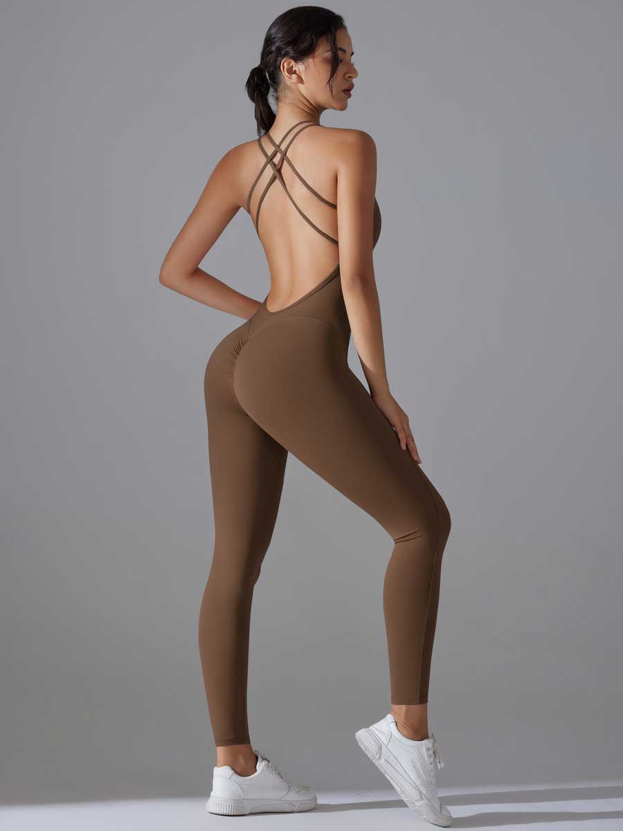 Yoga Workout Full Length Jumpsuit