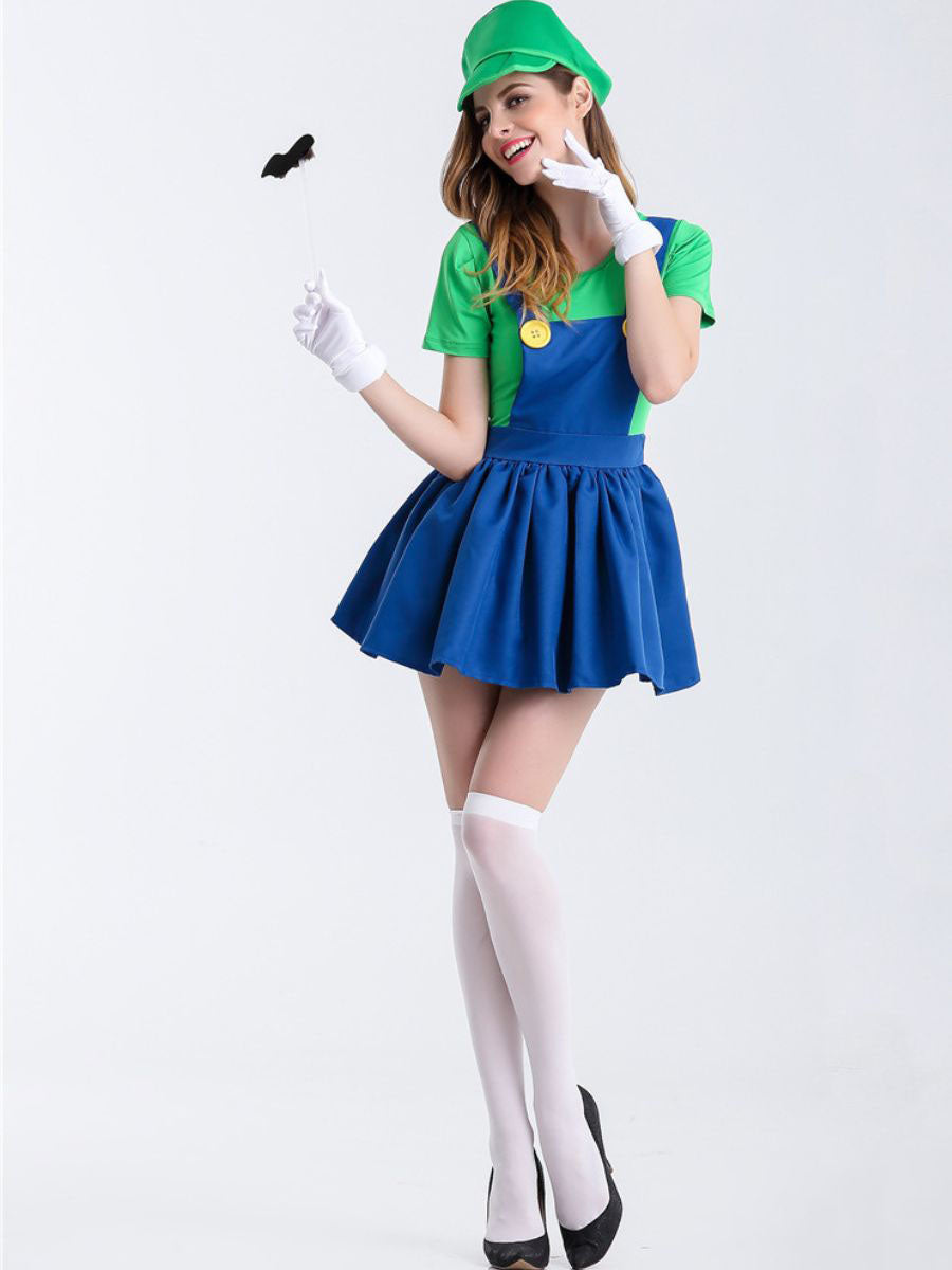 Game Plumber Fancy Dress Costume