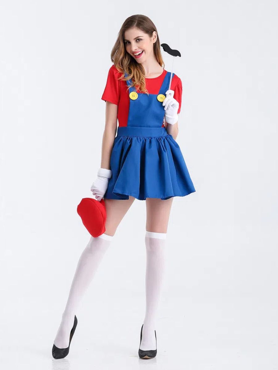 Game Plumber Fancy Dress Costume