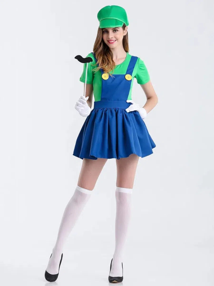 Game Plumber Fancy Dress Costume