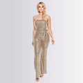Gold Sequins Disco Jumpsuit