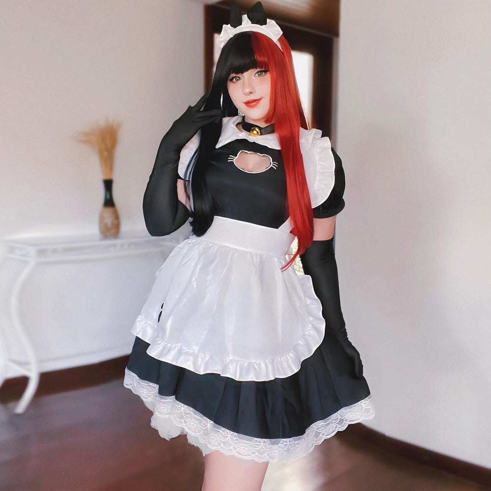 Yomorio Neko Maid Cosplay Costume Cat Maid Outfit Cute Lolita Fancy Dress