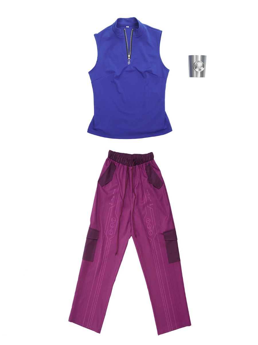 Girls 2-Piece Alien Girl Cosplay Outfit